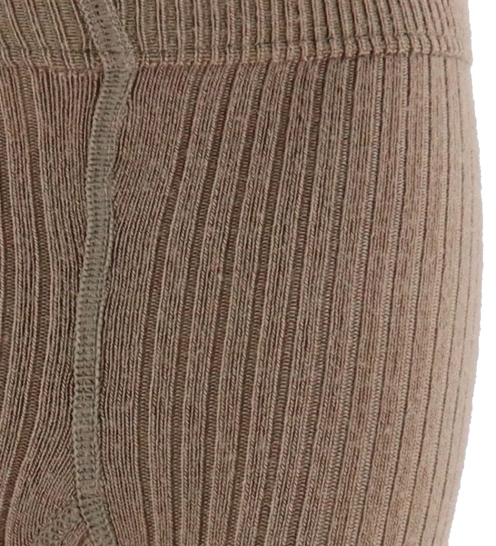 Børn Lil Atelier Strømpebukser>Lil' Atelier Strømpebukser - Rib - NbnRakel - Tigers Eye/Melange