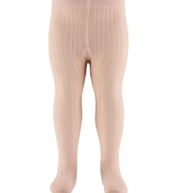 Børn Lil Atelier Strømpebukser|Strømpebukser - Rib - NbfIlso - Cameo Rose