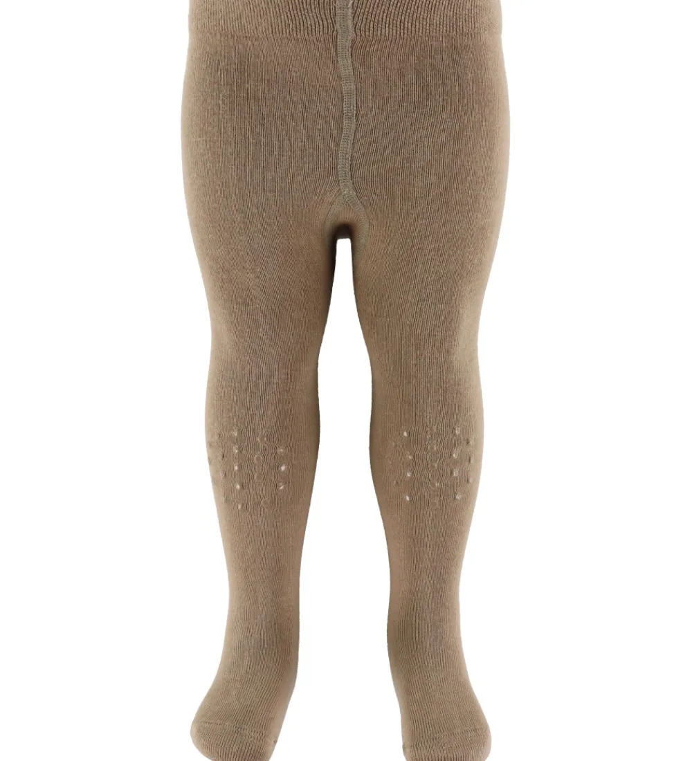 Børn Lil Atelier Strømpebukser>Strømpebukser - NbnFuna - Sepia Tint