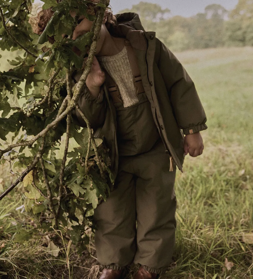 Børn Lil Atelier Vinterjakker|Lil' Atelier Vinterjakke - NmmLasnow10 - Sea Turtle