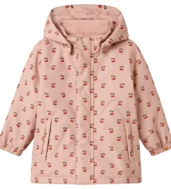 Børn Lil Atelier Vinterjakker|Lil' Atelier Vinterjakke - NmfLasnow10 - Misty Rose/Cherry