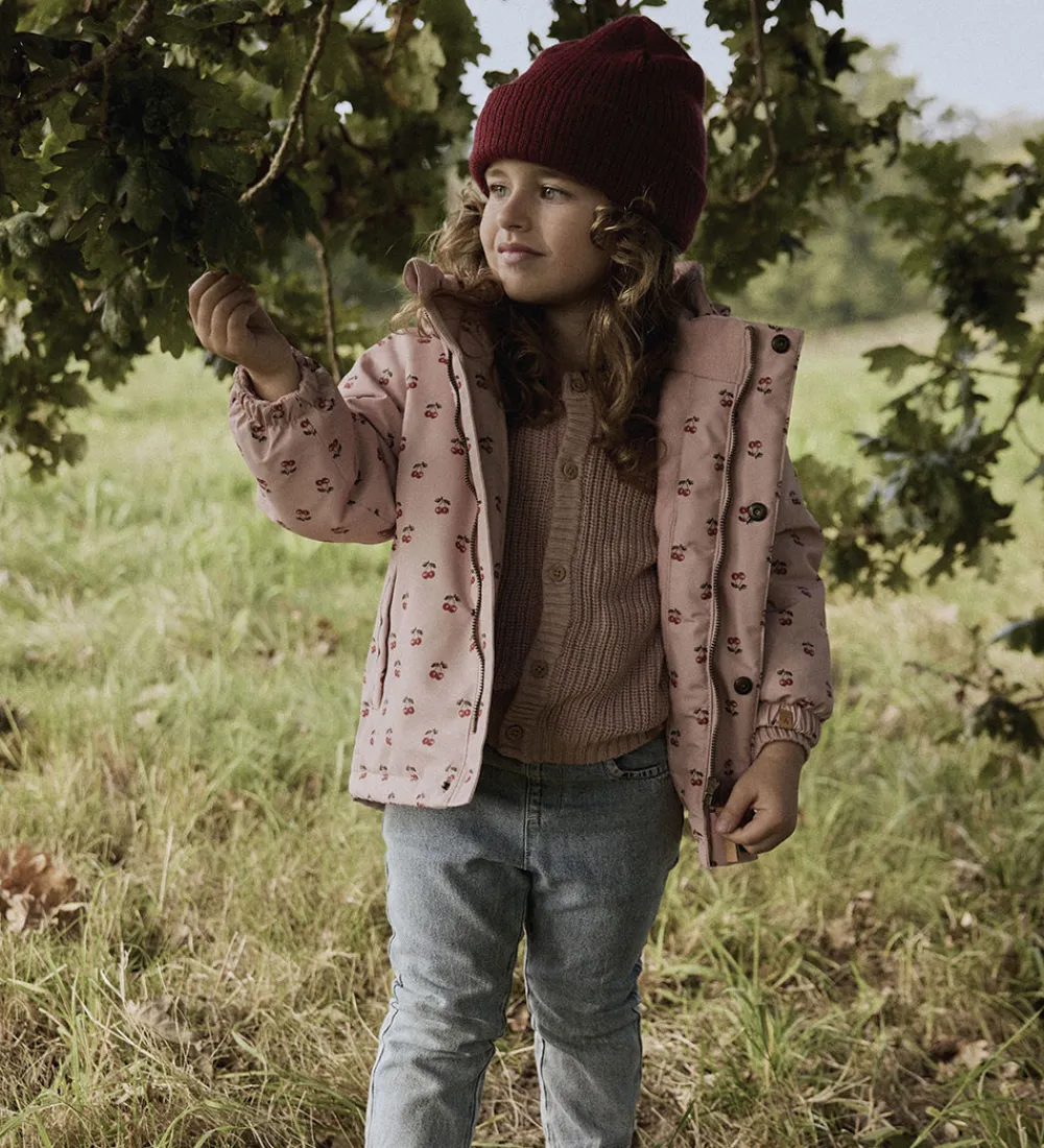 Børn Lil Atelier Vinterjakker|Lil' Atelier Vinterjakke - NmfLasnow10 - Misty Rose/Cherry