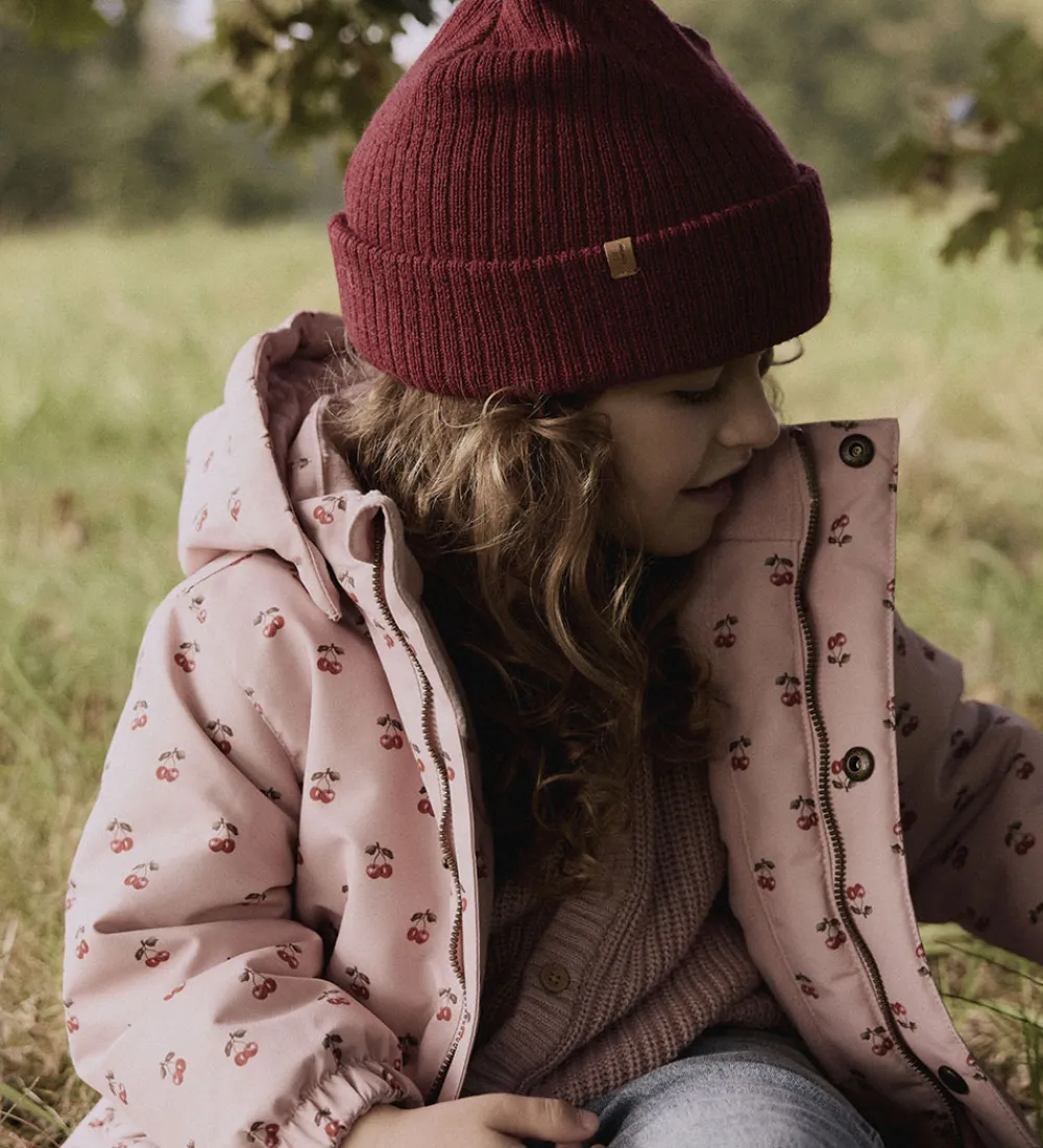 Børn Lil Atelier Vinterjakker|Lil' Atelier Vinterjakke - NmfLasnow10 - Misty Rose/Cherry
