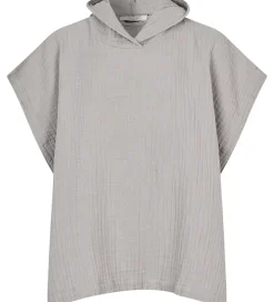 Lille Kanin Babyhåndklæde- Og Poncho|Håndklæder|Badeponcho - Musselin - Brown Smoke