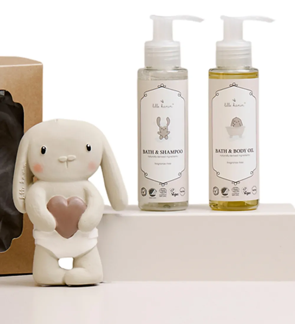Lille Kanin Pleje- Og Toiletartikler>Gaveæske - Sansekanin & Bad