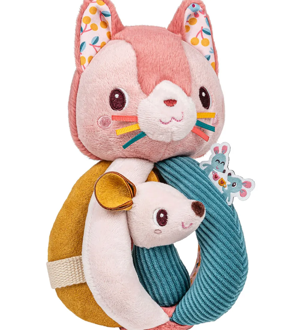 Lilliputiens Gribelegetøj>Rangle med Håndtag - Katten Jeanne