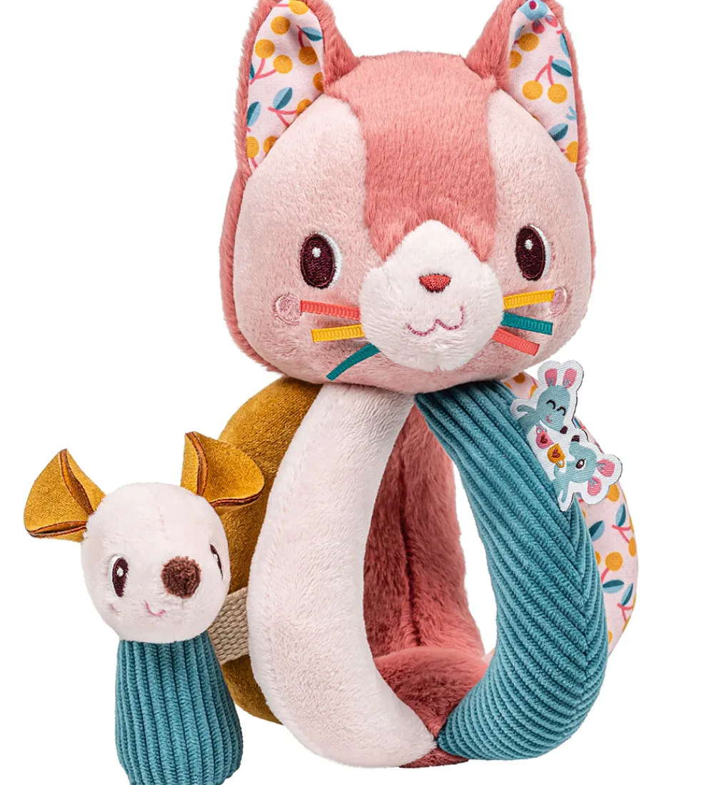 Lilliputiens Gribelegetøj>Rangle med Håndtag - Katten Jeanne