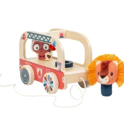 Lilliputiens Babylegetøj>Træklegetøj - Jack Brandbil