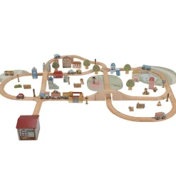 Little Dutch Trælegetøj|Biler, Tog Og Køretøjer|Bilbane - Træ - Multi - 113 Dele