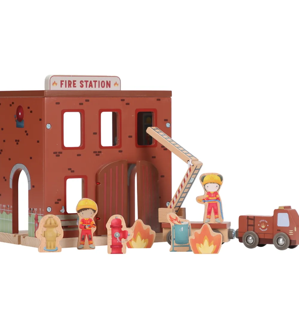 Little Dutch Trælegetøj>Brandstation - Træ