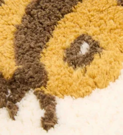 Little Dutch Tæpper|Gulvtæpper>Gulvtæppe - 110x110 cm - Beige m. Ræv/Bi