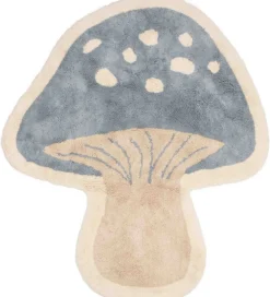 Børn Little Dutch Tæpper|Gulvtæpper|Gulvtæppe - 102x118 cm - Blå Svamp