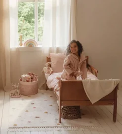 Little Dutch Tæpper|Gulvtæpper|Gulvtæppe - 120x170 cm - Beige m. Pink Prikker