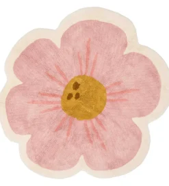 Børn Little Dutch Tæpper|Gulvtæpper>Gulvtæppe - 110x110 cm - Pink Blomst