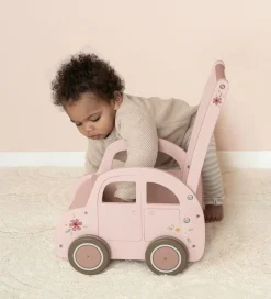 Little Dutch Trælegetøj|Gåvogne></noscript>Gåvogn - Bil - Pink