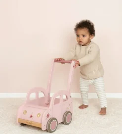 Little Dutch Trælegetøj|Gåvogne></noscript>Gåvogn - Bil - Pink