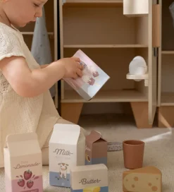 Little Dutch Babylegetøj|Trælegetøj|Køleskab - Træ - Hvid