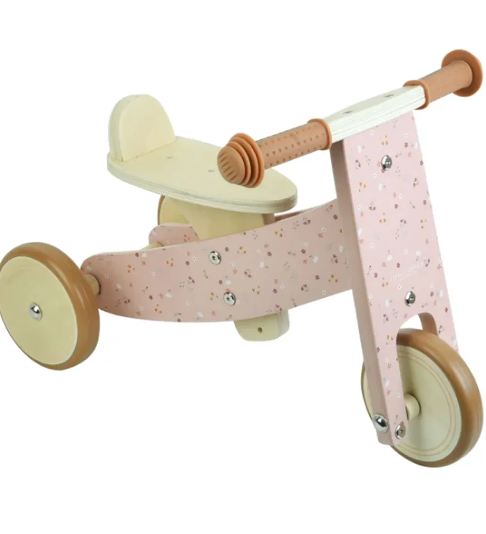Little Dutch Trælegetøj|Løbecykler|Løbecykel - Træ - Pink Flower