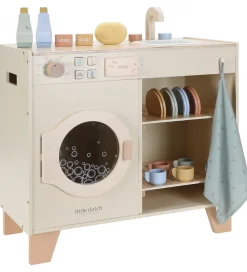 Little Dutch Trælegetøj|Opvaskemaskine - Træ - Hvid