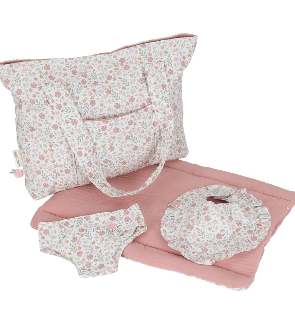 Little Dutch Dukker Og Tilbehør|Pusletaske - 4 Dele - Pink