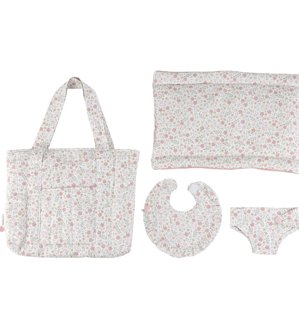 Little Dutch Dukker Og Tilbehør|Pusletaske - 4 Dele - Pink