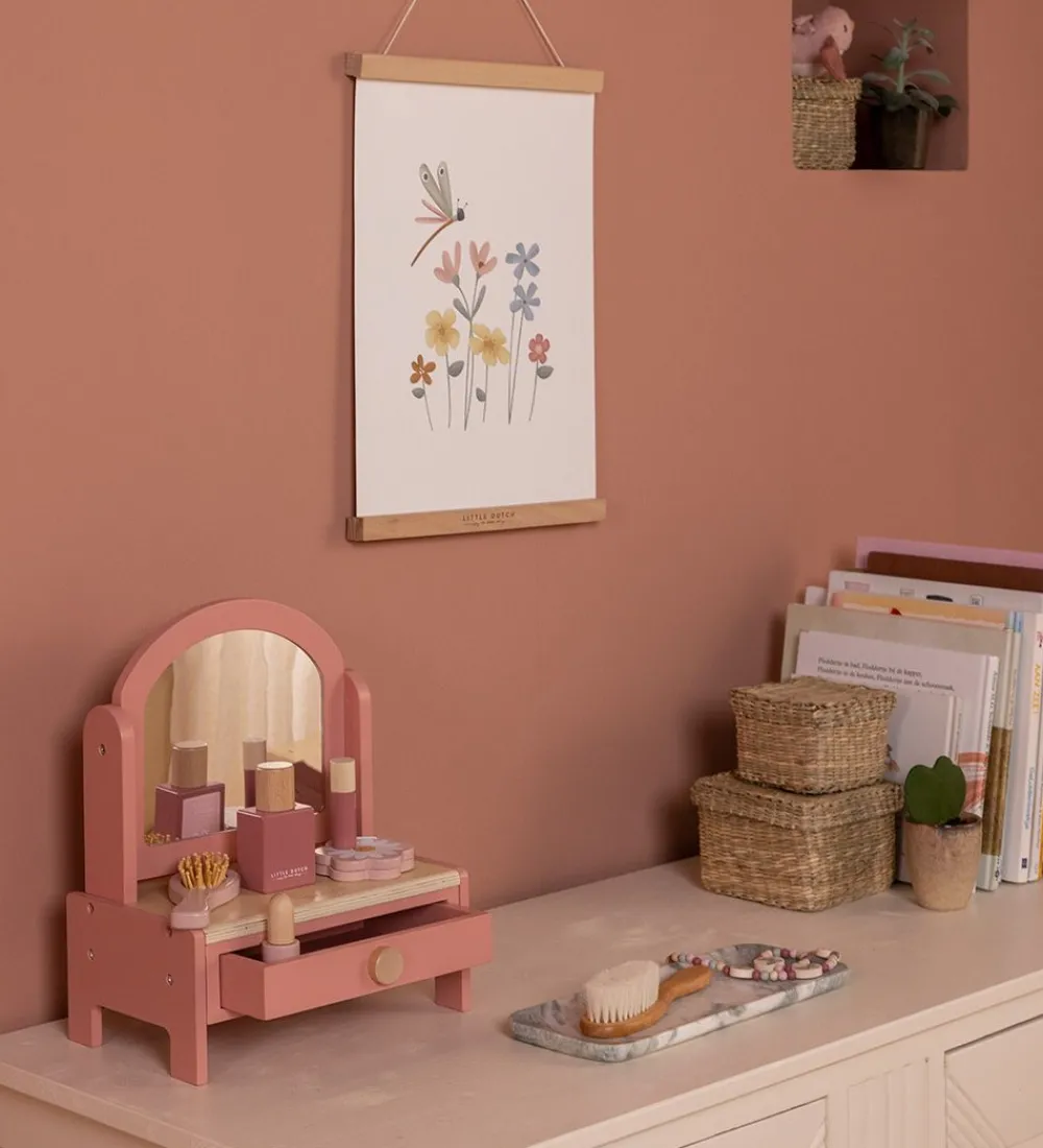 Little Dutch Legekøkken Og Legemøbel>Sminkebord - Træ - Rosa