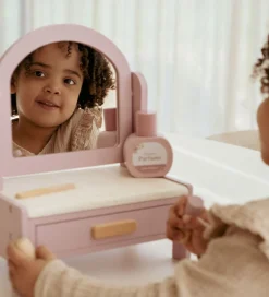 Little Dutch Trælegetøj|Rolleleg></noscript>Sminkebord - Træ - Pink