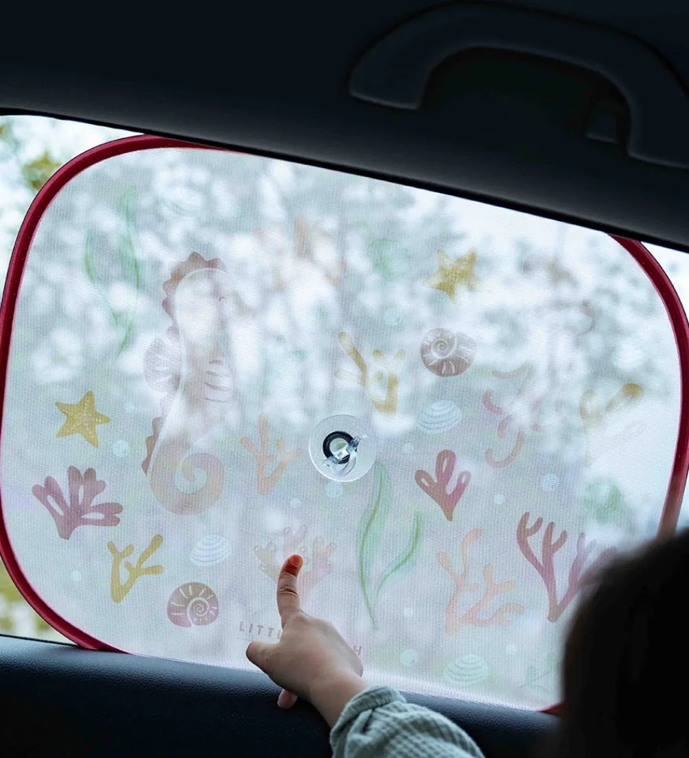 Little Dutch Autostole>Solskærm til Bil - 2-Pak - 36x44 cm - Ocean Dreams
