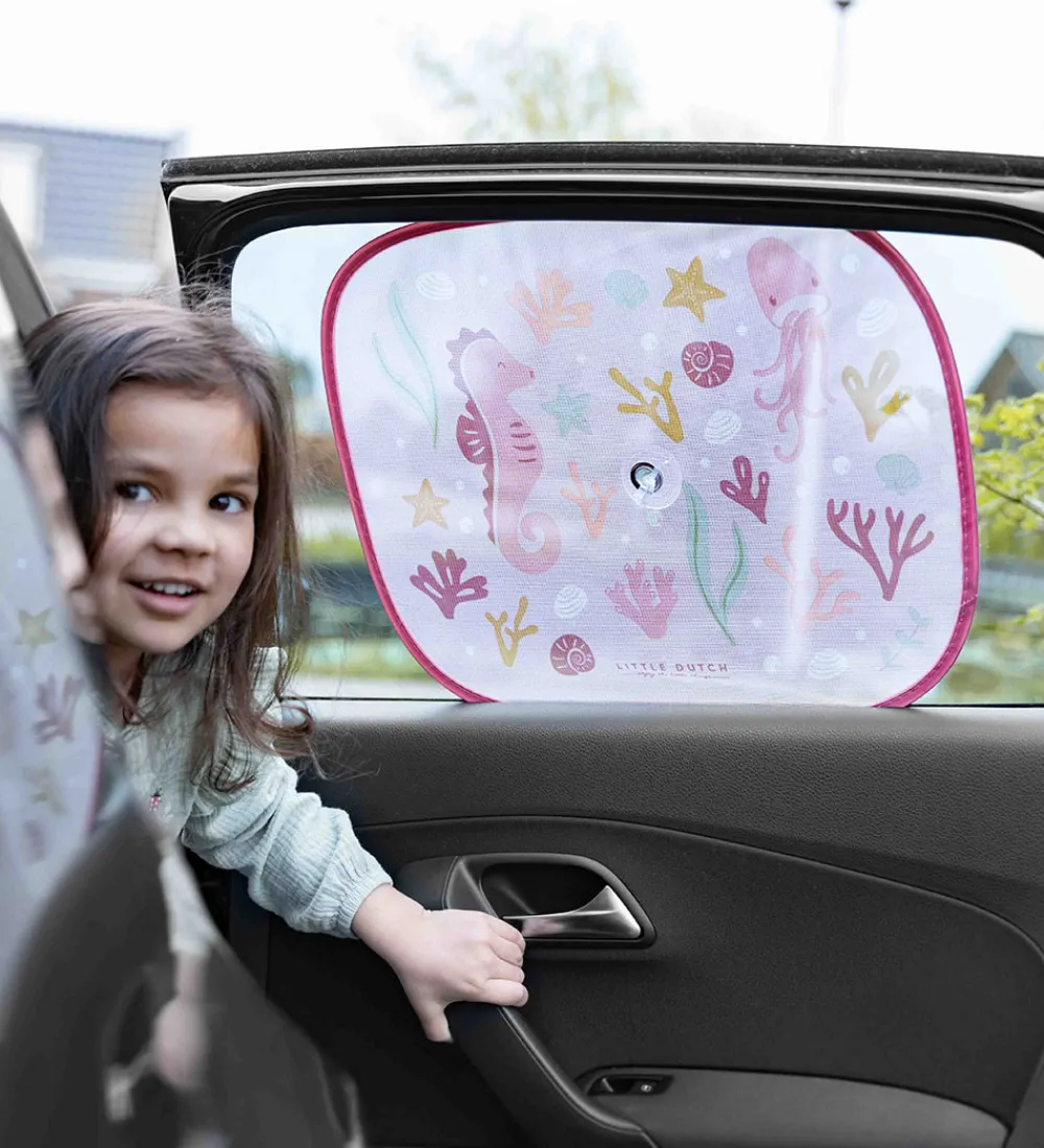 Little Dutch Autostole>Solskærm til Bil - 2-Pak - 36x44 cm - Ocean Dreams