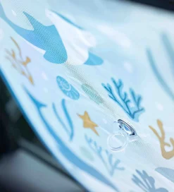 Little Dutch Autostole|Solskærm til Bil - 2-Pak - 36x44 cm - Ocean Dreams