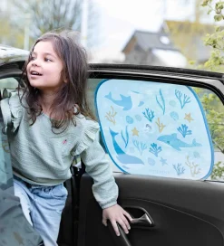 Little Dutch Autostole|Solskærm til Bil - 2-Pak - 36x44 cm - Ocean Dreams