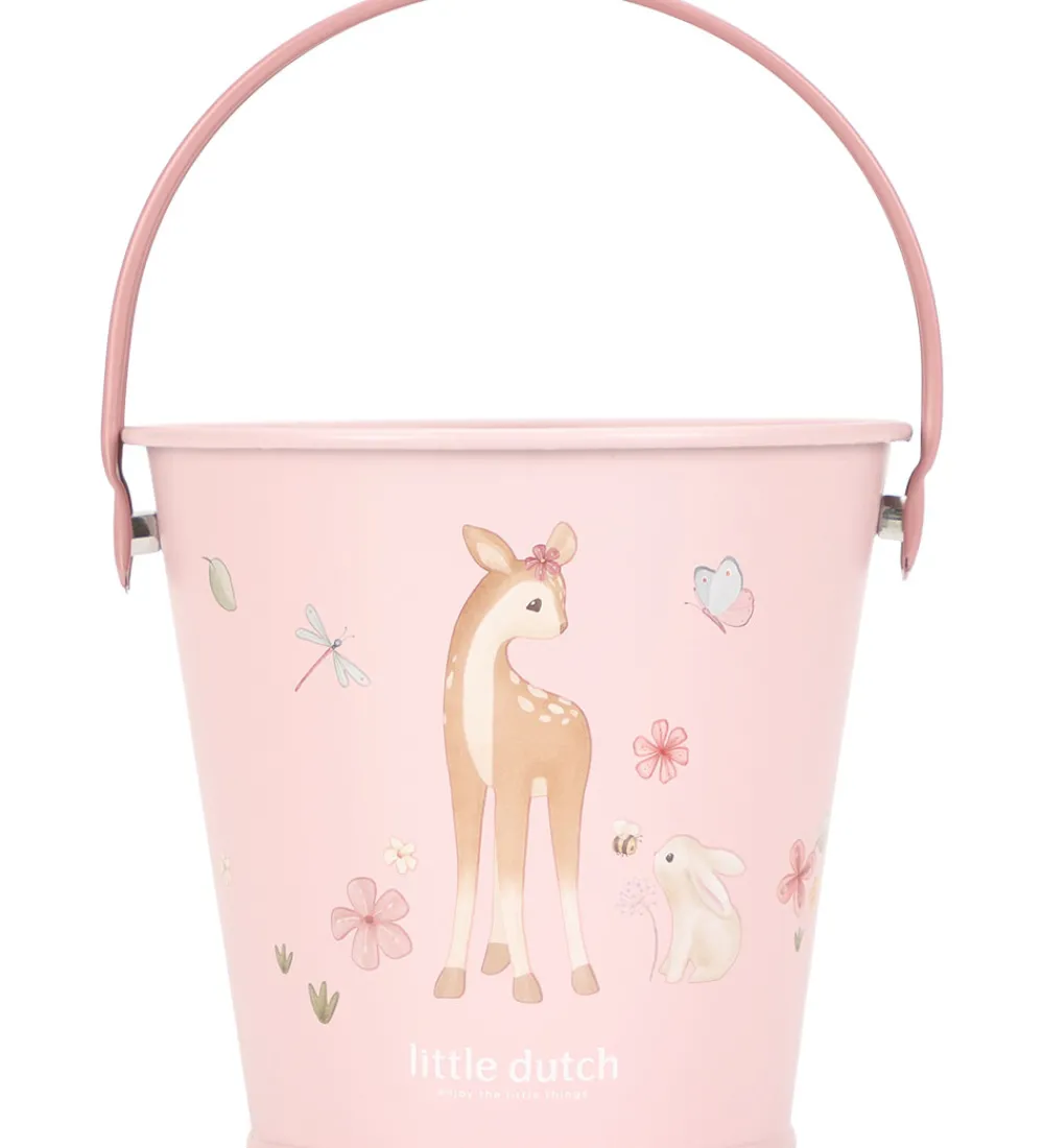 Little Dutch Strandlegetøj|Spand - Fairy Garden - Pink