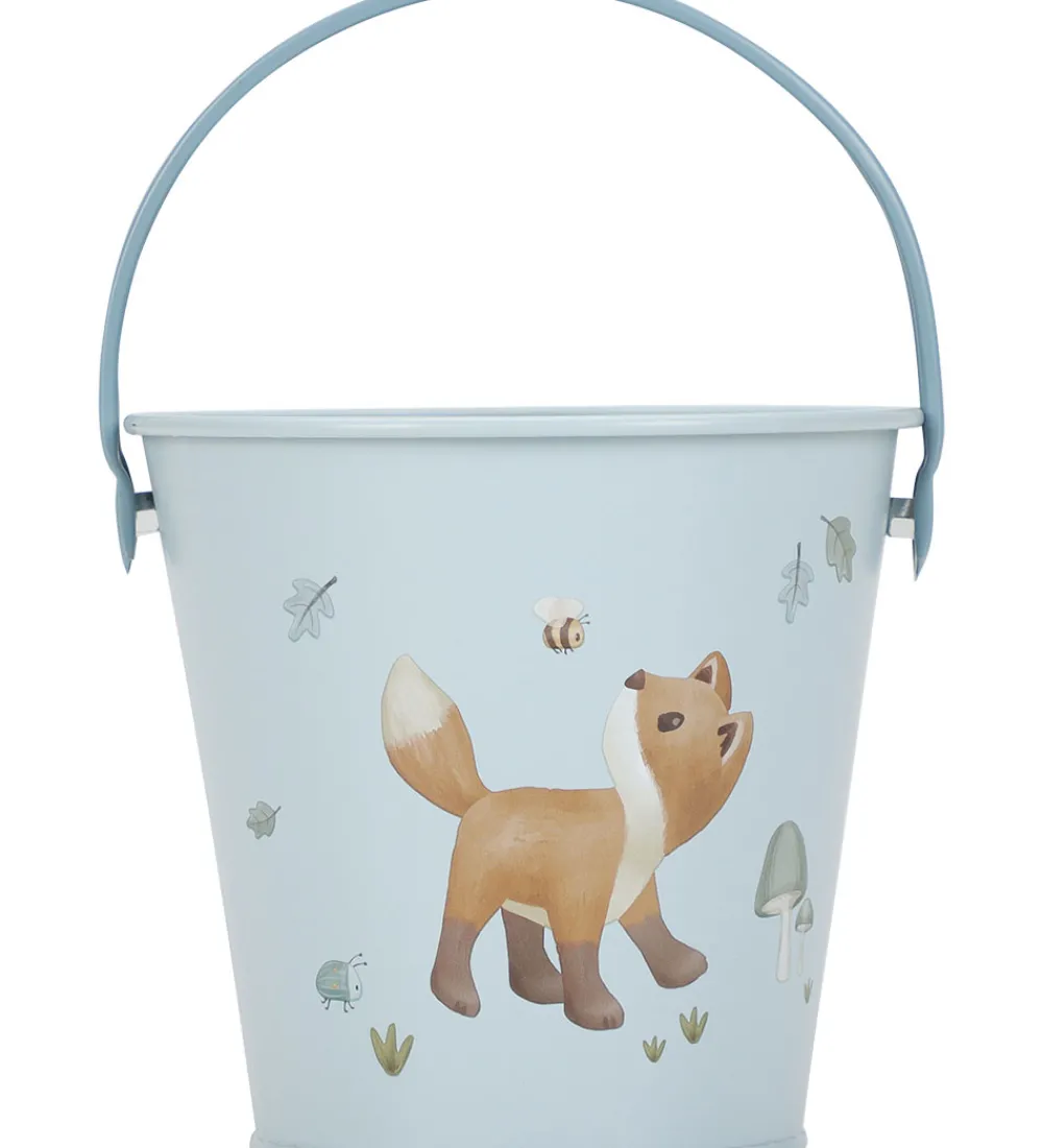 Little Dutch Strandlegetøj>Spand - Forest Friends - Blå