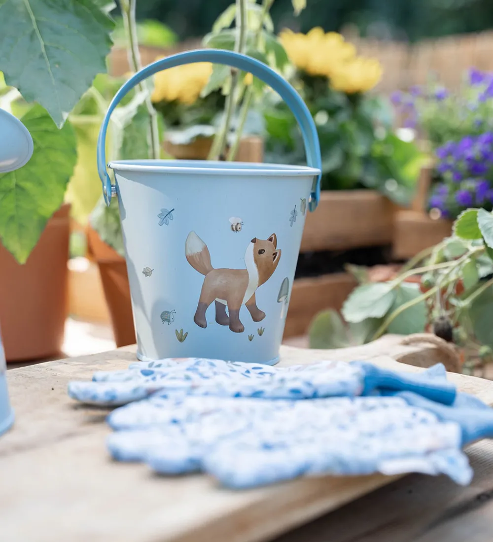 Little Dutch Strandlegetøj>Spand - Forest Friends - Blå