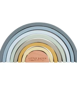 Little Dutch Stablelegetøj>Stablelegetøj - Regnbue - Blå