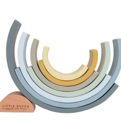Little Dutch Stablelegetøj>Stablelegetøj - Regnbue - Blå
