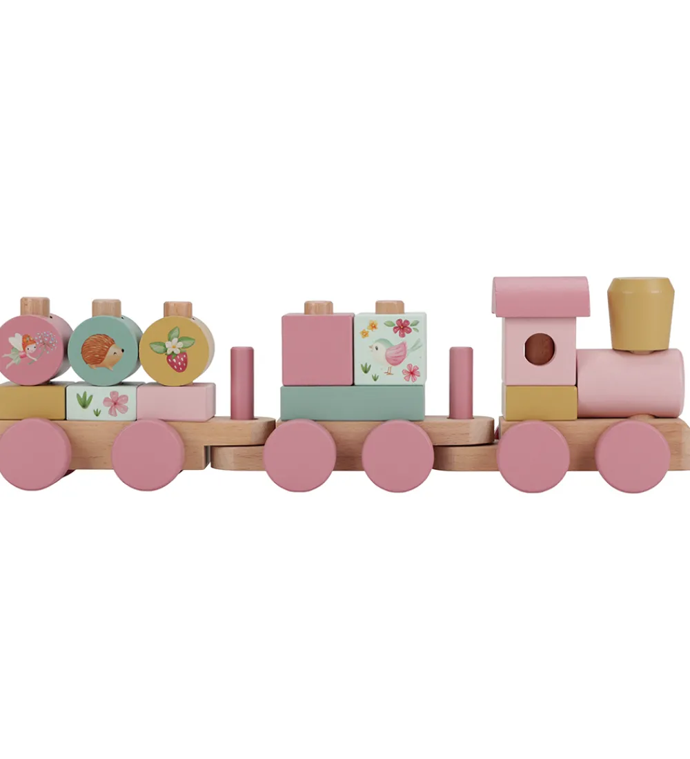 Little Dutch Stablelegetøj|Stabletog - Træ - 17 Dele - Fairy Garden