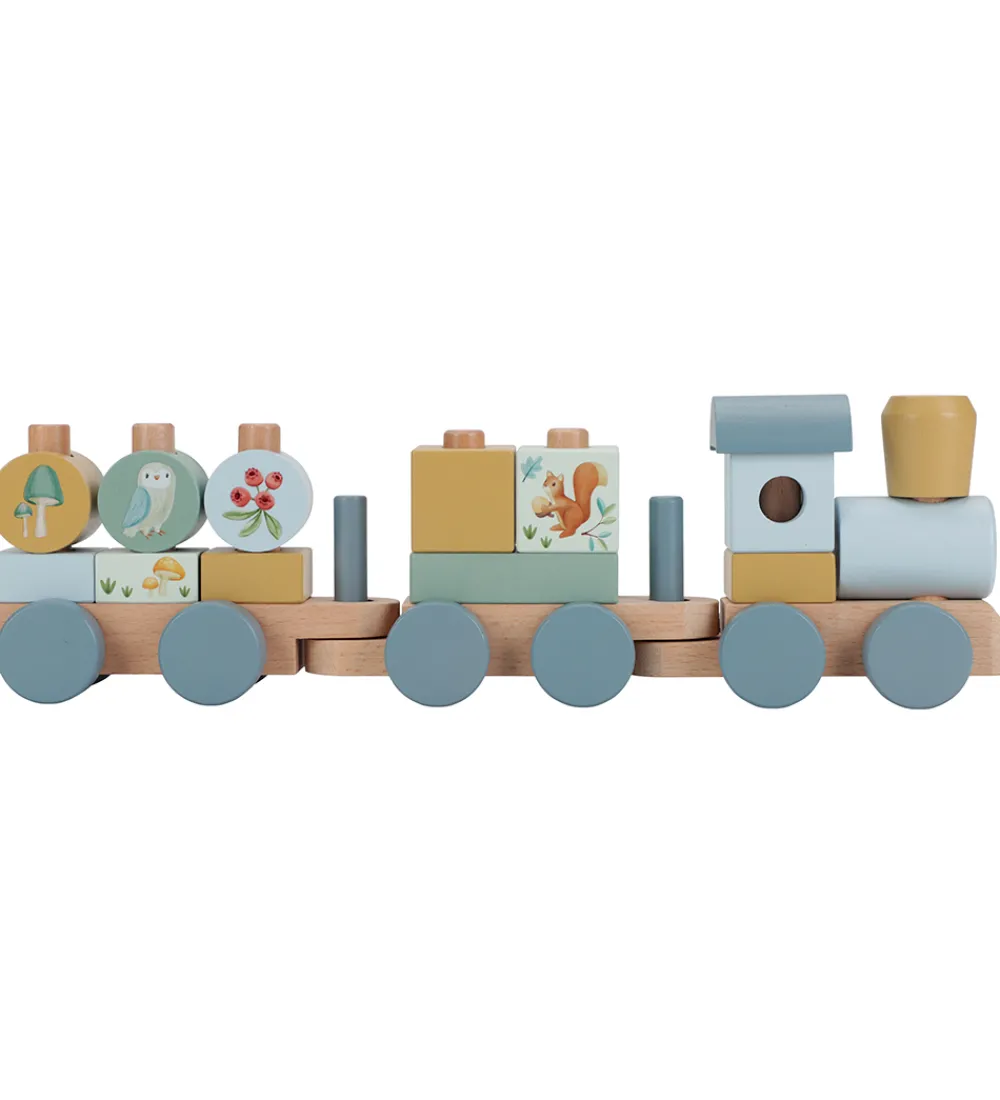 Little Dutch Stablelegetøj|Stabletog - Træ - 17 Dele - Forest Friends