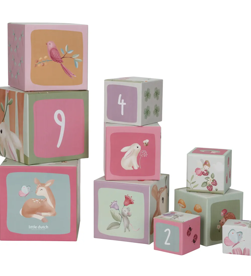 Little Dutch Stablelegetøj>Stabletårn - 10 Dele - Fairy Garden