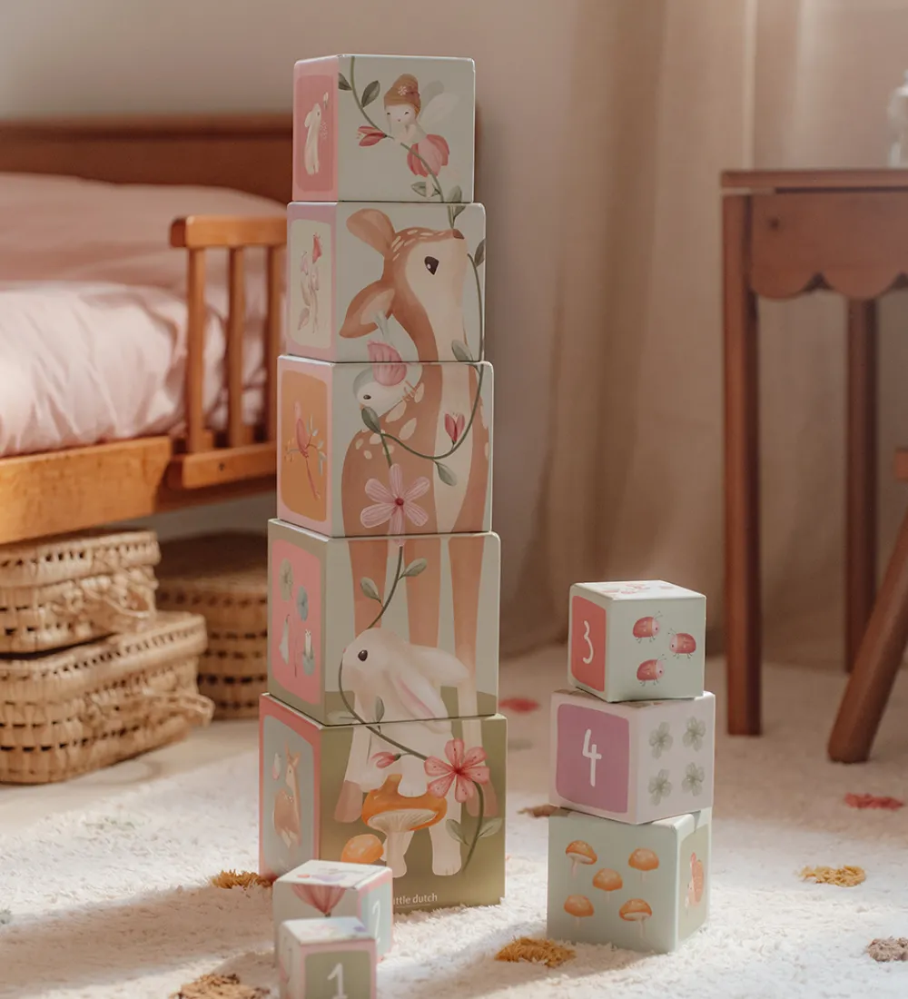 Little Dutch Stablelegetøj>Stabletårn - 10 Dele - Fairy Garden