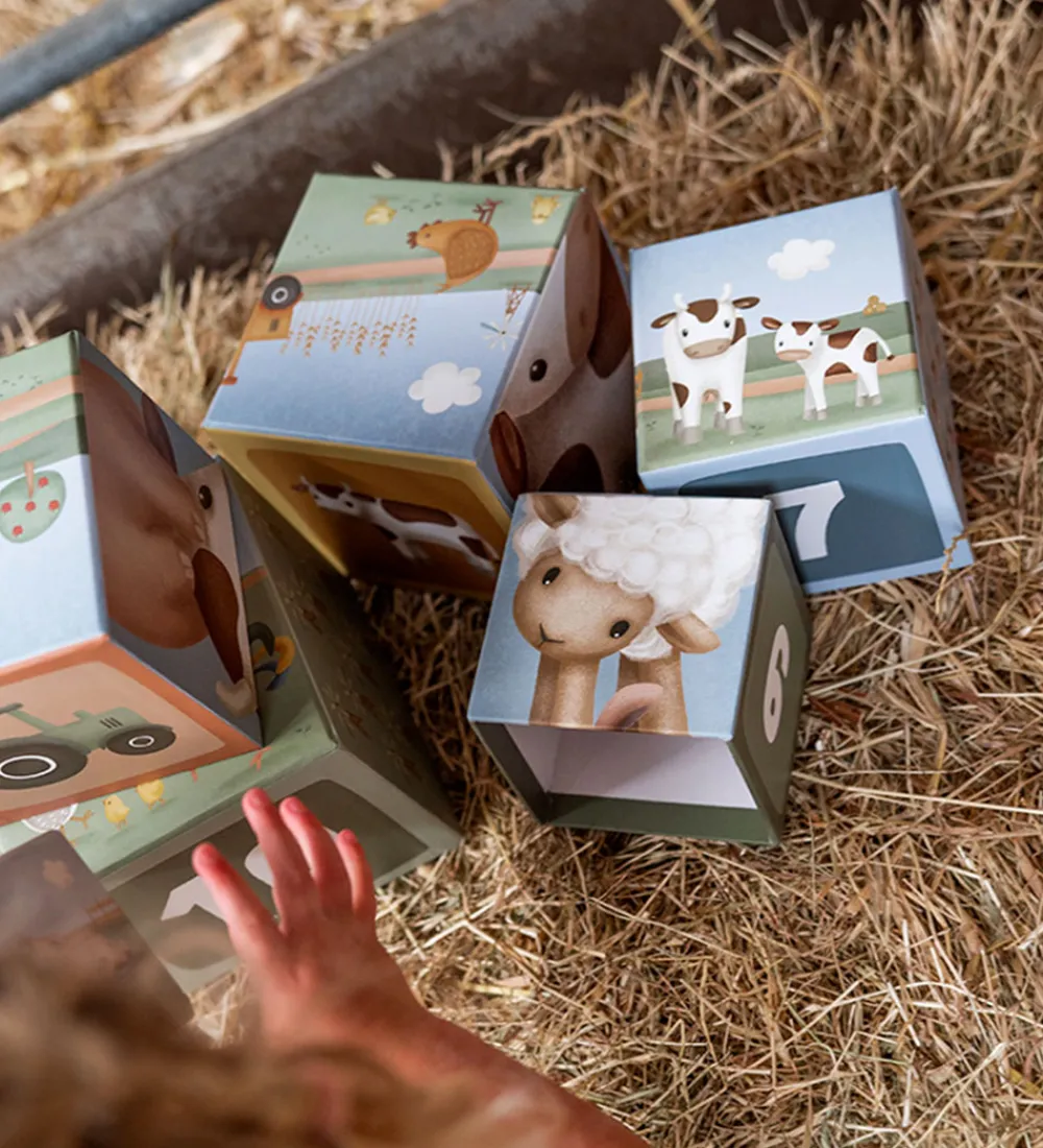 Little Dutch Stablelegetøj>Stabletårn - 10 Dele - Little Farm