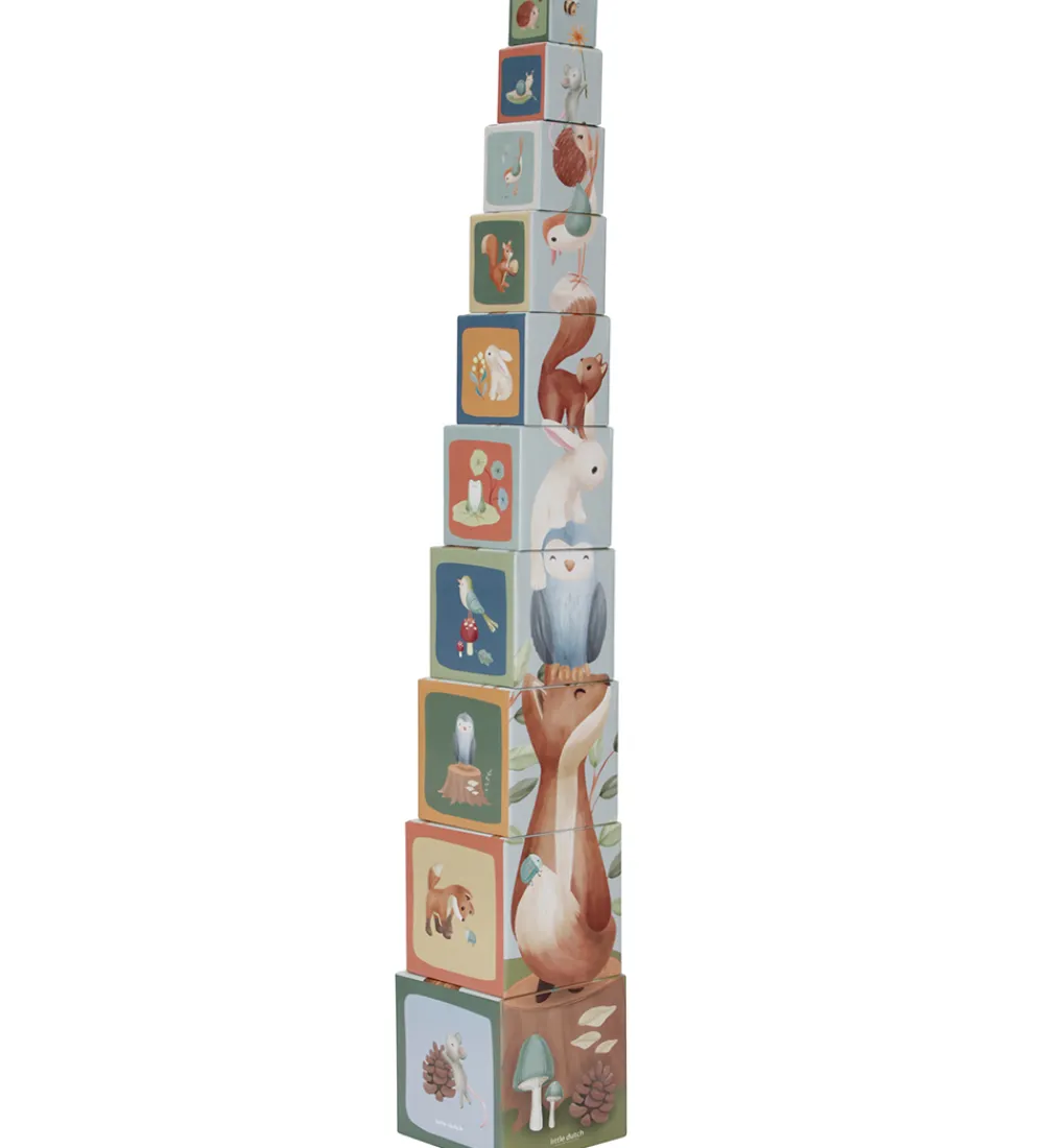 Little Dutch Stablelegetøj|Stabletårn - 10 Dele - Forest Friends
