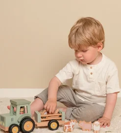 Little Dutch Traktorer|Traktor m. Trailer - Træ - Little Farm