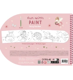 Little Dutch Malebog>Vandfarve Malebog - Fairy Garden