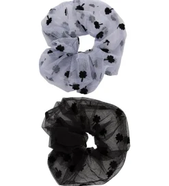 Little Pieces Scrunchies|Scrunchies - LpJeppa - 2-pak - Purple Heather/Blac