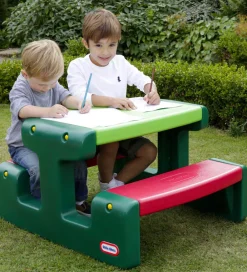 Little Tikes Bænke|Borde|Bord/Bænkesæt - 83x74x47 cm - Evergreen