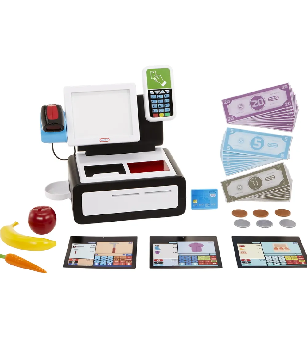 Little Tikes Udeleg Og Udendørs Legetøj|Babylegetøj>Kasseapparat m. Lys/Lyd - First Self Checkout Stand