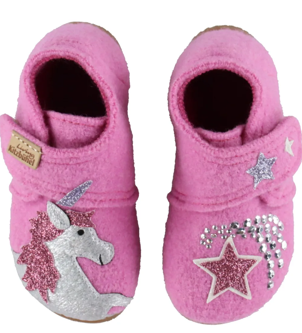 Living Kitzbühel Hjemmesko|Hjemmesko - Uld - Einhornzauber - Candy