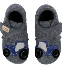 Living Kitzbühel Hjemmesko|Hjemmesko - Uld - Traktor - Grå