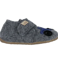 Living Kitzbühel Hjemmesko|Hjemmesko - Uld - Traktor - Grå